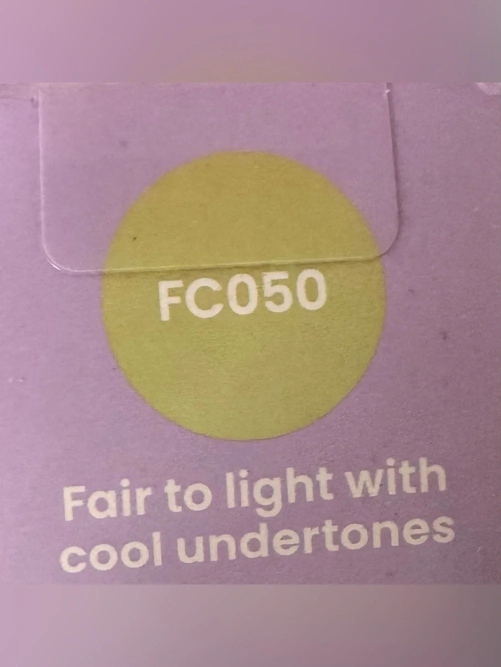 JOAH Crystal Glow Tinted Luminizer Stick Lavender Packaging fair to light FC050